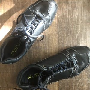 Kuru black lace shoes. Great for arch support!